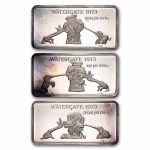 1 oz Silver Bar - Vintage Watergate 3-Bar Elephant Set