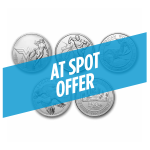 1 oz Silver Coin - Random Mint - AT SPOT!
