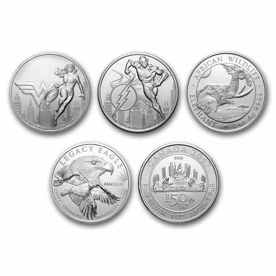 1 oz Silver Coin - Random Mint