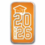1 oz Silver Colorized Bar - APMEX (Class of 2026, Modern Design)