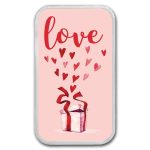 1 oz Silver Colorized Bar - APMEX (Gift of Love)