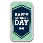 1 oz Silver Colorized Bar - APMEX (Happy Father's Day, Bow Tie)