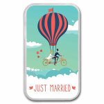 1 oz Silver Colorized Bar - APMEX (Just Married, Balloon Ride)