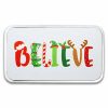 1 oz Silver Colorized Bar - Believe in the Magic of Christmas