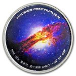 1 oz Silver Colorized Proof Spinner - NGC5128 Centaurus A