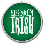 1 oz Silver Colorized Round - APMEX (Kiss Me I'm Irish)