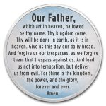 1 oz Silver Colorized Round - APMEX (The Lord's Prayer, Sky Blue)