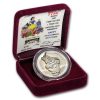 1 oz Silver - Disney's Snow White 50th Anniv (Happy, w/Box & COA)