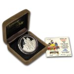 1 oz Silver - Disney's Snow White 50th Anniv (Prince, Box & COA)