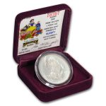 1 oz Silver - Disney's Snow White 50th Anniv (Sleepy w/Box & COA)
