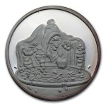 1 oz Silver - Disney's Snow White 50th Anniv (Witch, w/Box & COA)