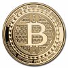 1 oz Silver Proof Gold Gilded Round - Bitcoin | QR Code