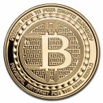 1 oz Silver Proof Gold Gilded Round - Bitcoin | QR Code