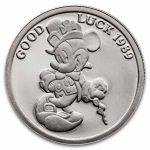 1 oz Silver Round - 1989 Mickey's Luck (Rarities Mint)