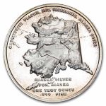 1 oz Silver Round - 2000 Alaska Silver (Cassiterite)