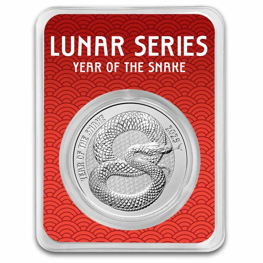 1 oz Silver Round - 2025 APMEX Year of the Snake (TEP, Series 2)