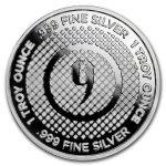 1 oz Silver Round - 9Fine Mint (Diamond Pattern)