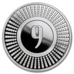1 oz Silver Round - 9Fine Mint (Radial)
