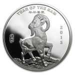 1 oz Silver Round - APMEX (2015 Year of the Ram)