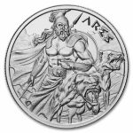 1 oz Silver Round - Ares (Greek Mythology Series)