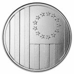 1 oz Silver Round - Betsy Ross & Liberty Bell