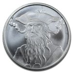 1 oz Silver Round - Blackbeard (Anonymous Mint)