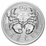1 oz Silver Round - Cancer (Zombie Zodiacs)