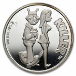 1 oz Silver Round - Cartoon Celebrities (Killer)