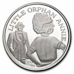 1 oz Silver Round - Cartoon Celebrities (Little Orphan Annie)