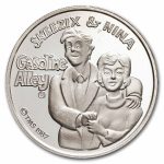 1 oz Silver Round - Cartoon Celebrities (Skeezix & Nina)