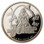 1 oz Silver Round - Cartoon Celebrities (The Joker)