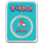 1 oz Silver Round - DIG DUG 40th Anniversary Colorized