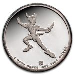 1 oz Silver Round - Disney/Around The World (Peter Pan)