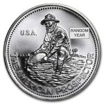 1 oz Silver Round - Engelhard Prospector (Random Year)