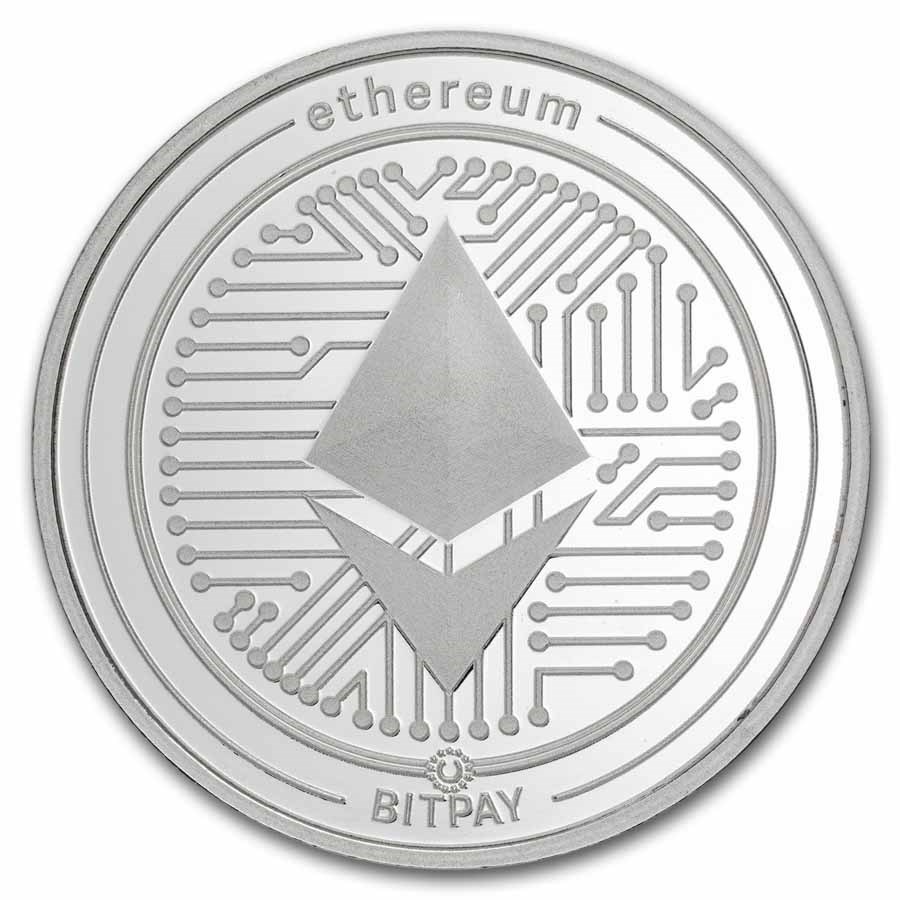 1 oz Silver Round - Ethereum