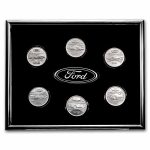 1 oz Silver Round - Ford Classic Cars 6-Round Set (Ford Frame)