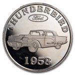 1 oz Silver Round - Ford Classic Cars (Random Motif)