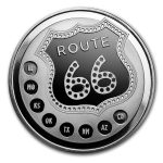 1 oz Silver Round - Get Your Kicks on Route 66