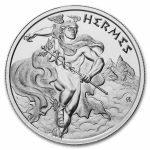 1 oz Silver Round - Hermes (Greek Mythology Series)