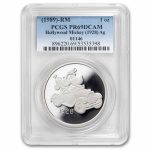 1 oz Silver Round - Hollywood Mickey (Driving Mickey, PR-69 PCGS)