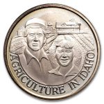 1 oz Silver Round - Idaho (Random Motif)