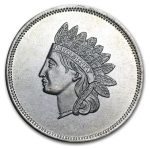 1 oz Silver Round - Indian Head Cent (Replica)