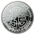 1 oz Silver Round - Johnson Matthey (35th Supreme Court Session)