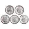 1 oz Silver Round - Johnson Matthey Freedom Series (Set of 10)
