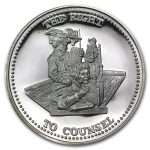 1 oz Silver Round - Johnson Matthey (Right to Counsel)