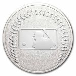 1 oz Silver Round - Major League Baseball (MLB) Logo