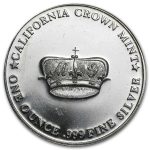 1 oz Silver Round - MG Crown