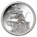 1 oz Silver Round - Mickey Mouse 60 Years Leader of the Band