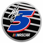 1 oz Silver Round - NASCAR Champion - Kyle Larson (Autographed)