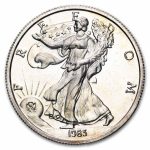 1 oz Silver Round - Rarities Mint (1985 Walking Liberty)